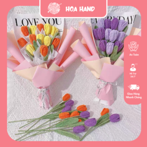  bó hoa len yêu thương tulip cánh- hoahand