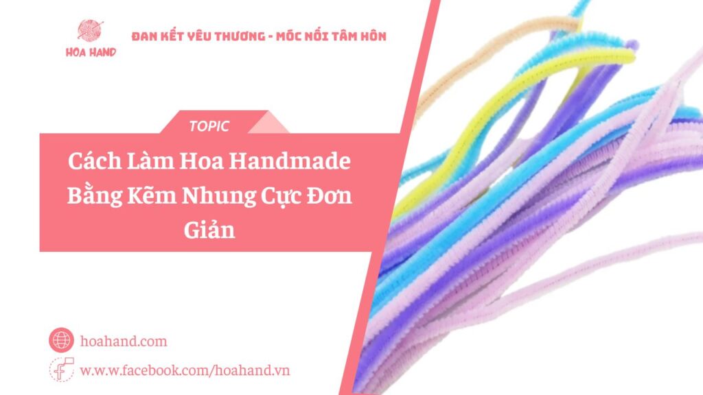 Hoa Hand Bằng Kẽm Nhung