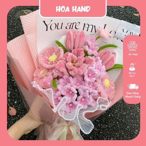 Hoa Handmade Kẽm Nhung